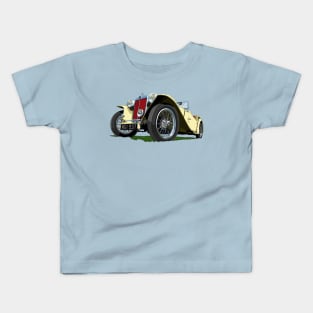 1937 MG Midget in cream Kids T-Shirt